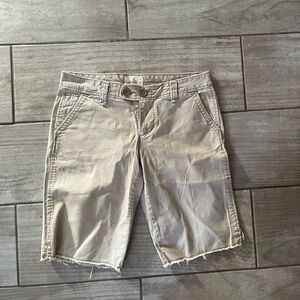 Tan American Eagle Bermuda shorts